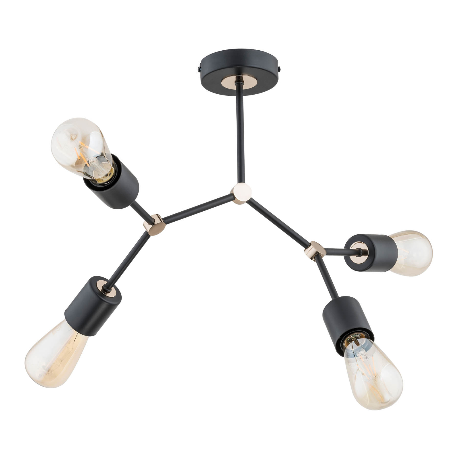 Plafón Glotter, 4 luces