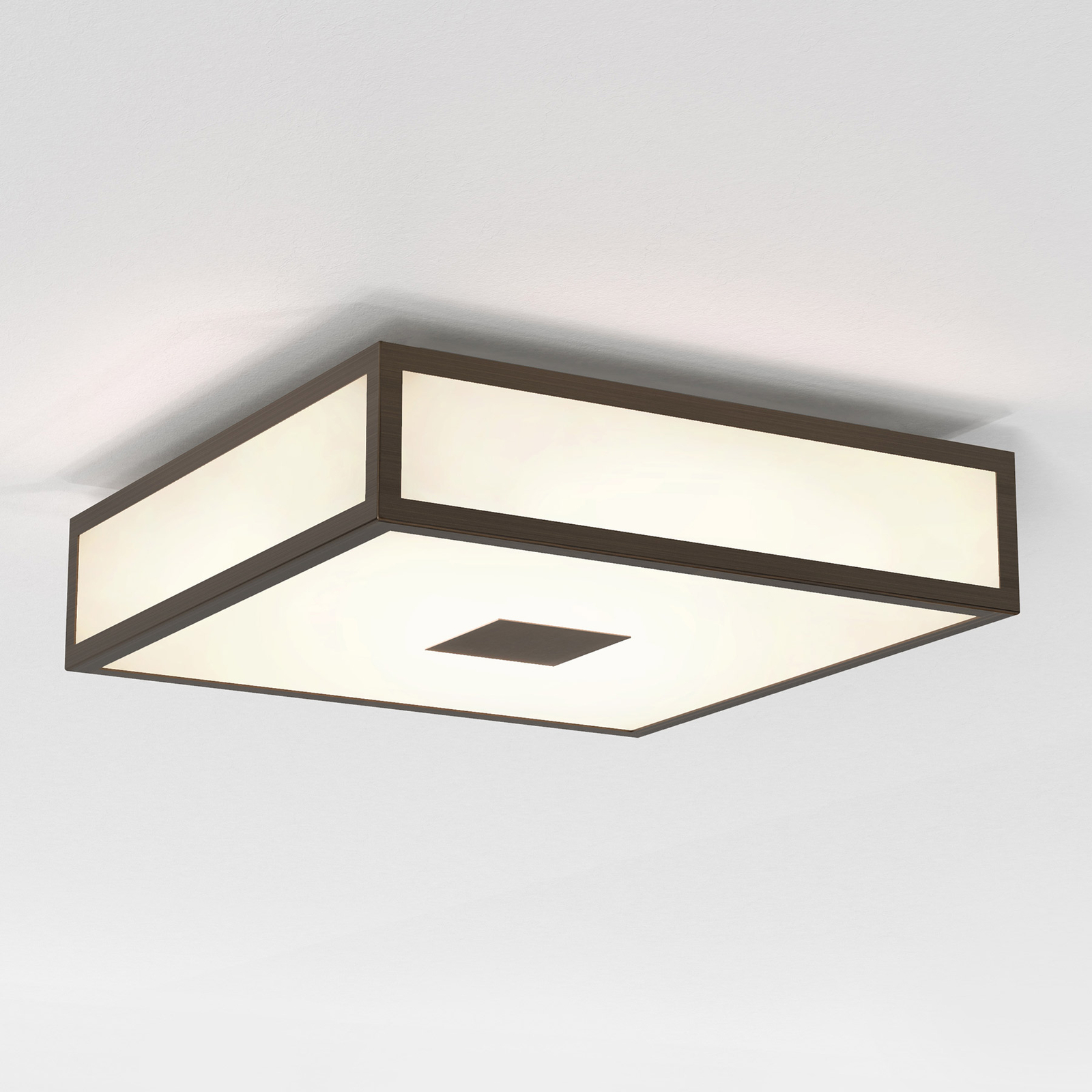 Astro Mashiko Deckenleuchte, Glas, IP44, bronze