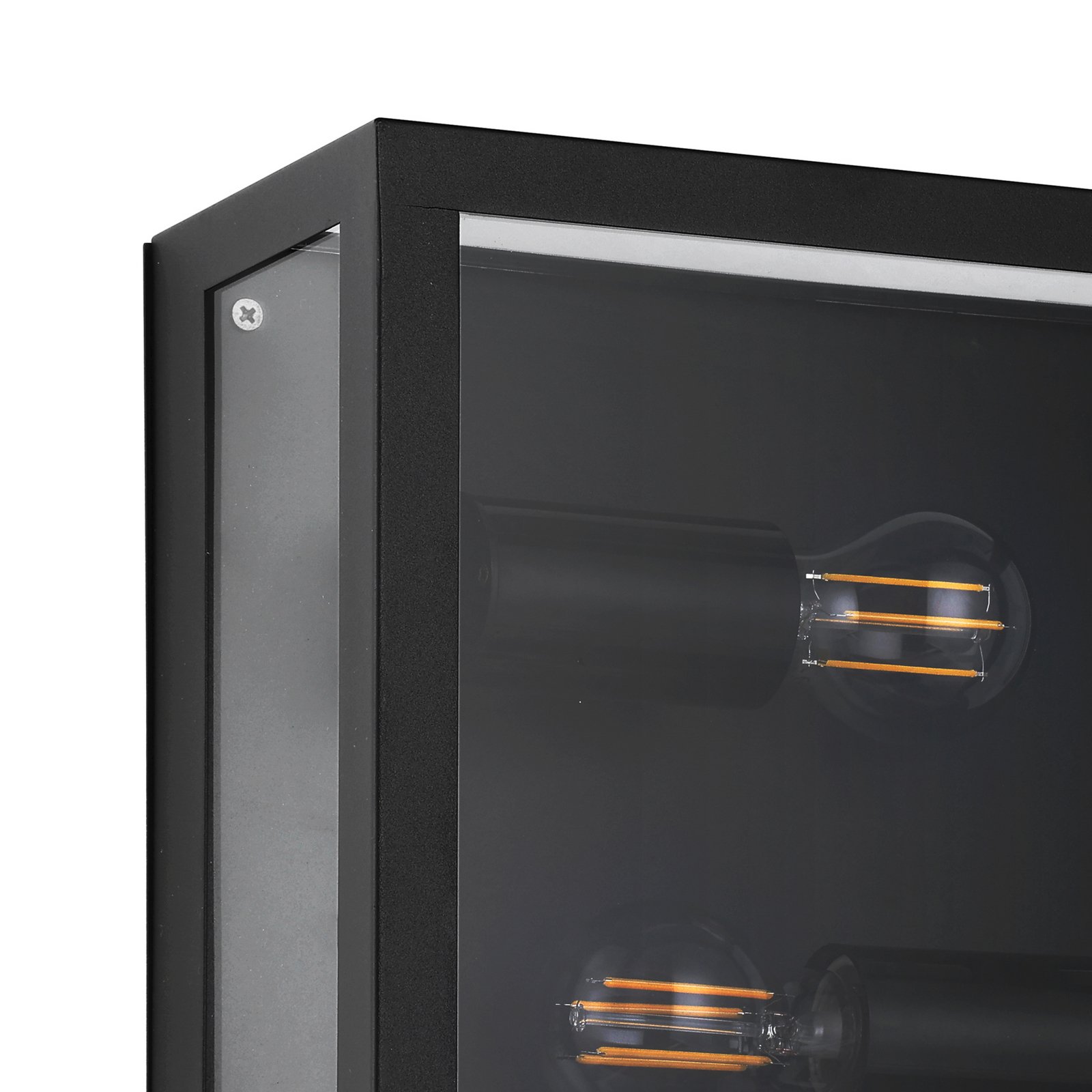 Außenwandlampe Alamonte 1, 2fl. up/down Quadrat