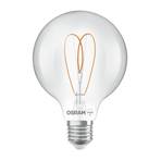 OSRAM LED Vintage G95 E27 7,2W 927 Heart Filament klar dim