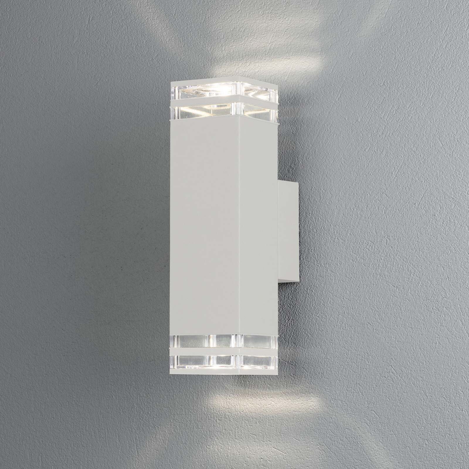 Udendørs væglampe Pollux up/down, højde 27,5 cm