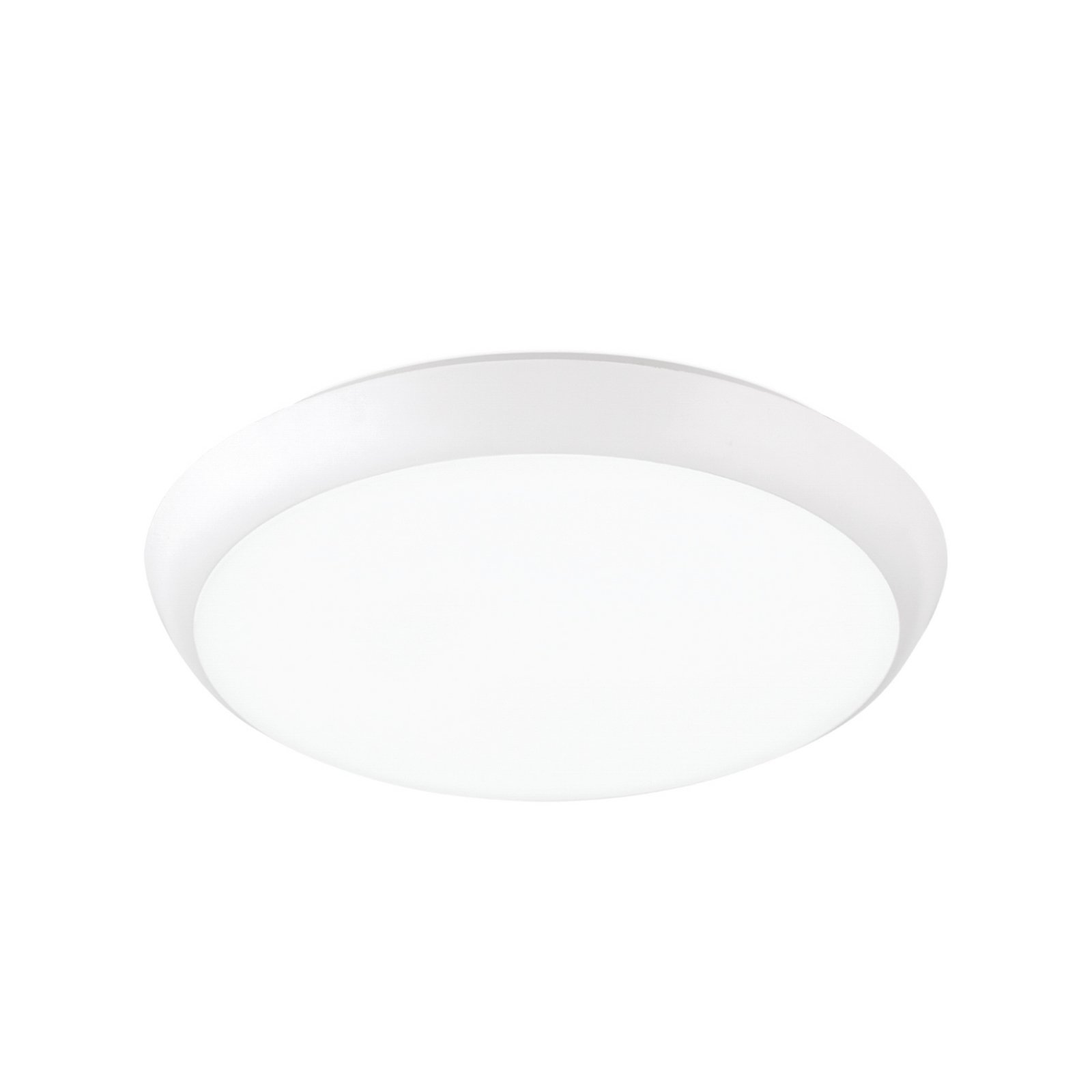 Maggy LED griestu gaisma, Ø 25 cm, balta, CCT, IP65, dekoratīvie gredzeni