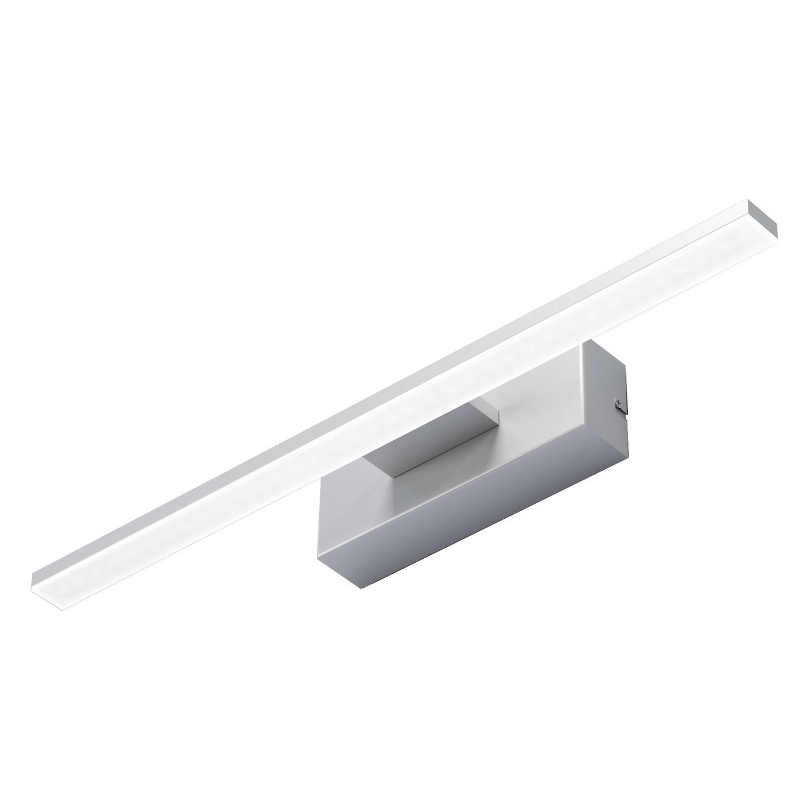 Euluna Miroir LED wall light 40 cm aluminium 4,000 K, for Bathroom, aluminium, steel, plastic, 3.3 W, W: 40 cm, H: 5 cm
