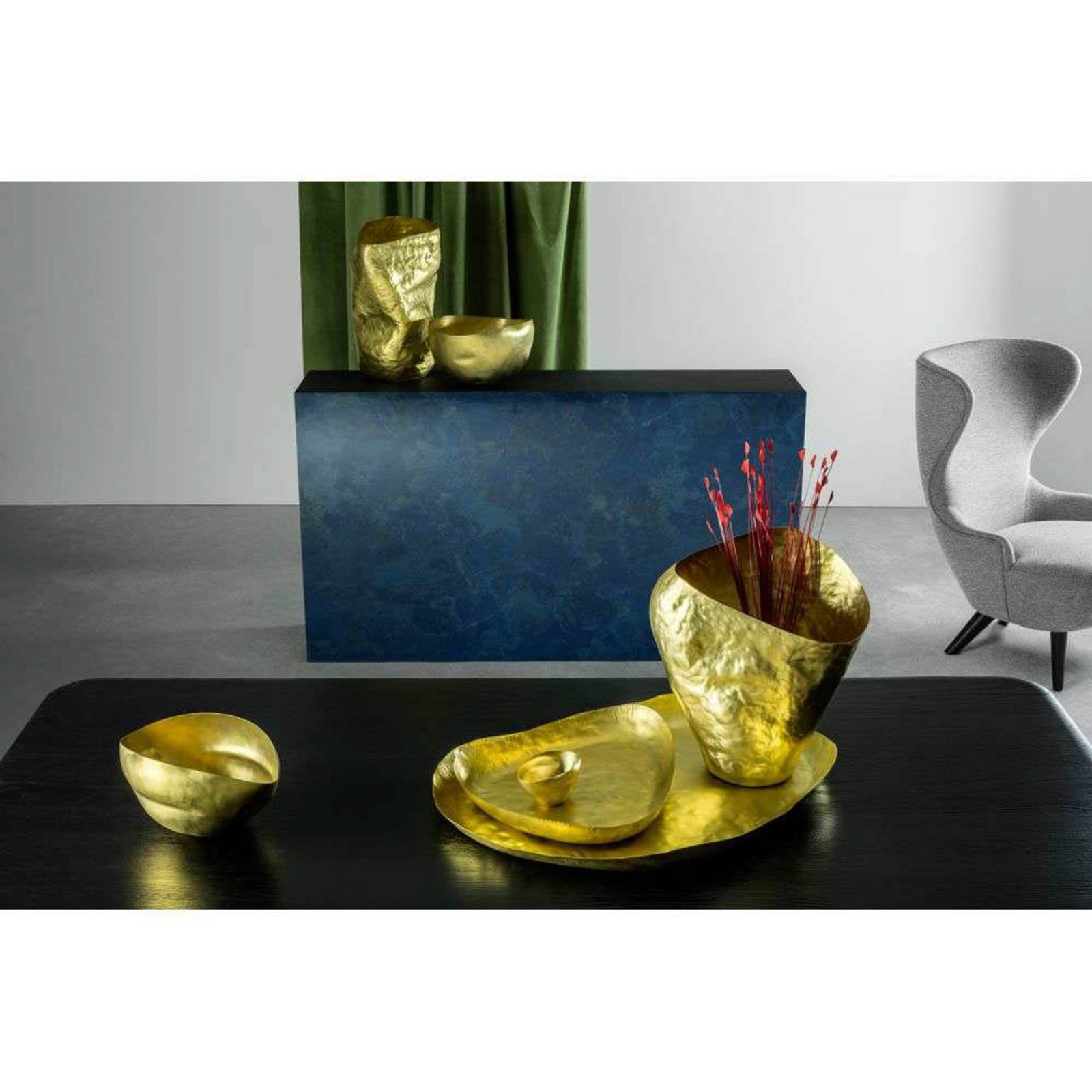 Bash Vessel Vase Gold - Tom Dixon