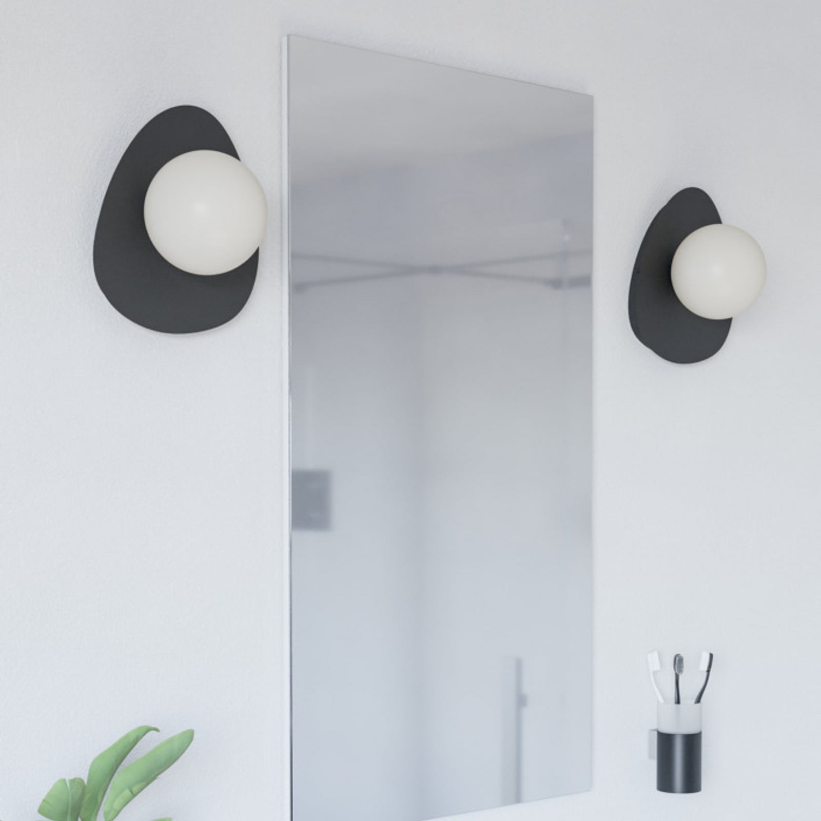 EGLO plafondlamp CASTROVIDO zwart 24 cm 1-lamp IP44 G9-LED