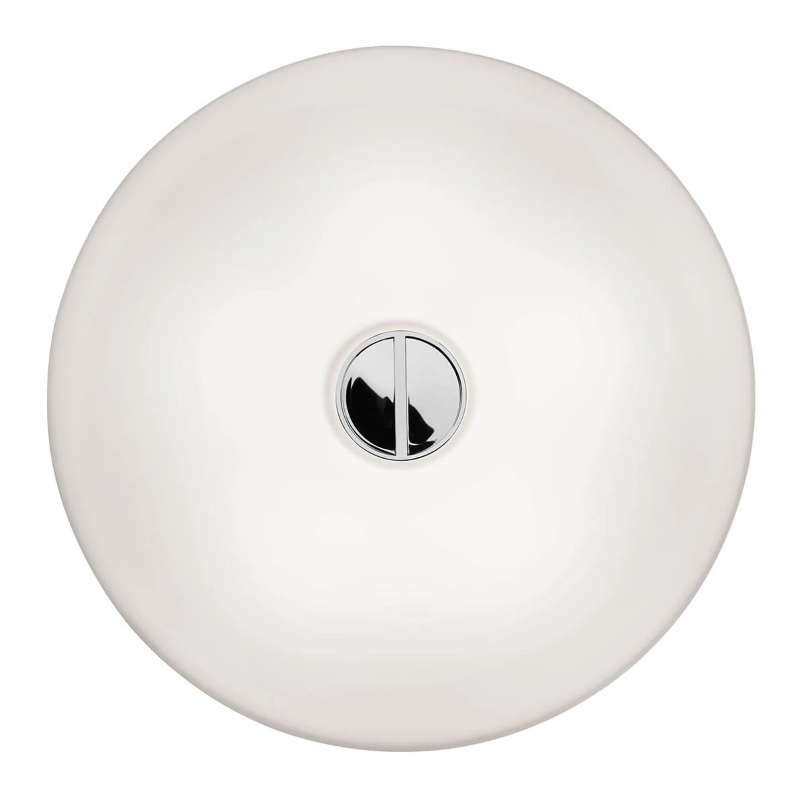 FLOS Button - white ceiling light IP40