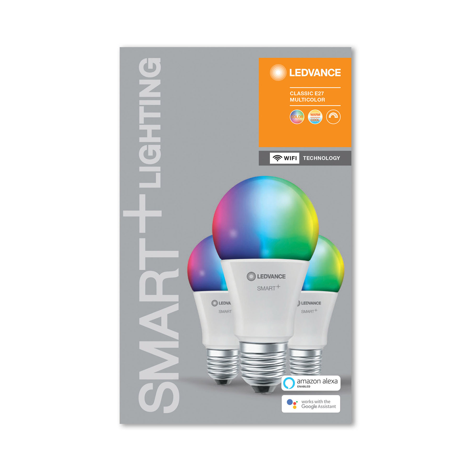LEDVANCE SMART+ WiFi E27 9W Classic RGBW 3er