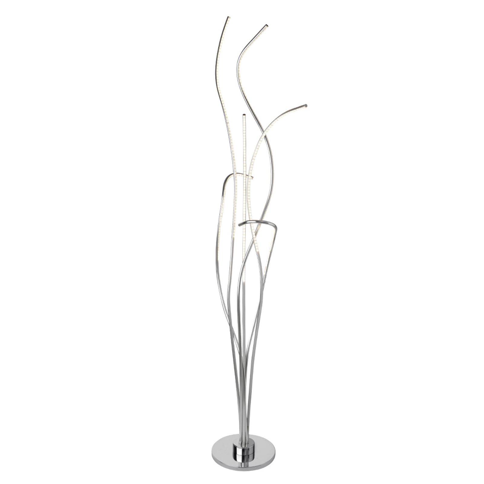 Sompex Attractive LED floor lamp Octopus, for Living / Dining Room, metal, plastic, 30 W, energy efficiency: A+, W: 40 cm, H: 170 cm