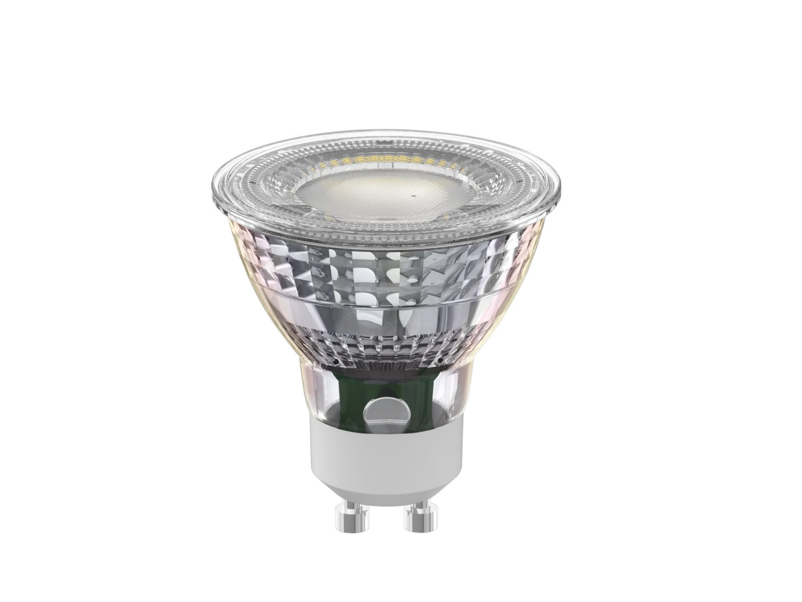 LED bulb, reflector, GU10, 2.5W, clear, dimmable