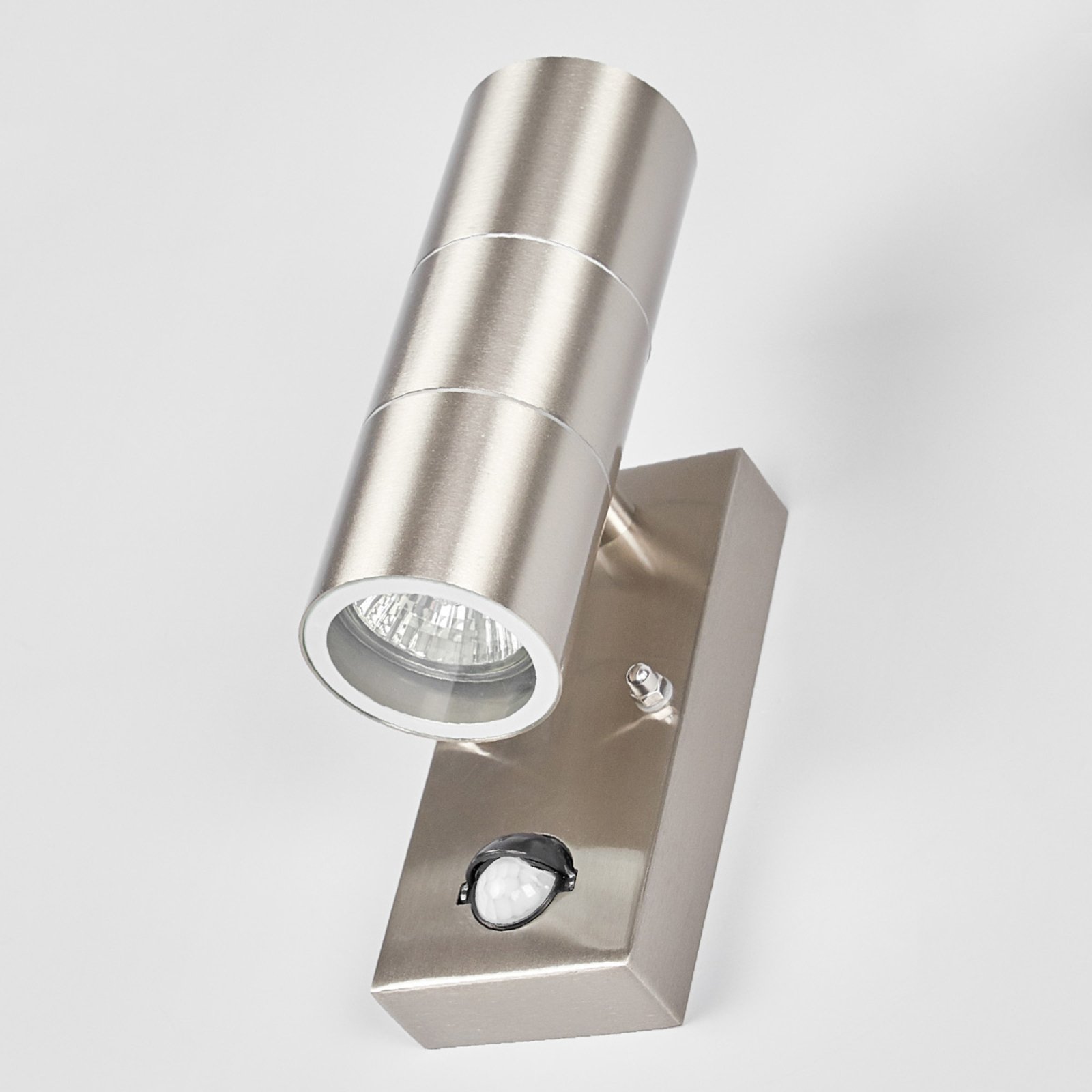 Eyrin Outdoor Wall Lamp w/Sensor Steel - Lindby