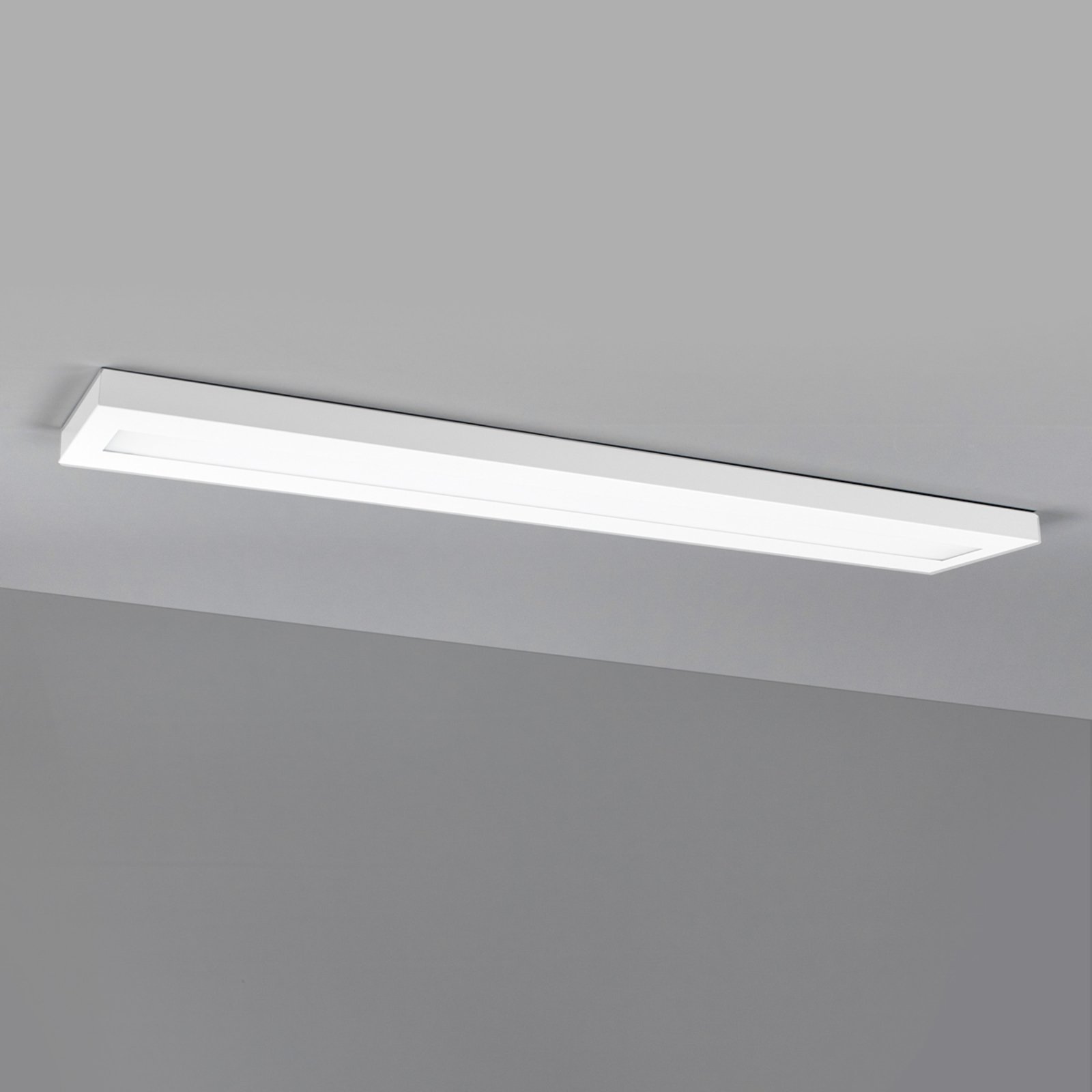 Längliche LED-Anbauleuchte 120 cm weiß, BAP