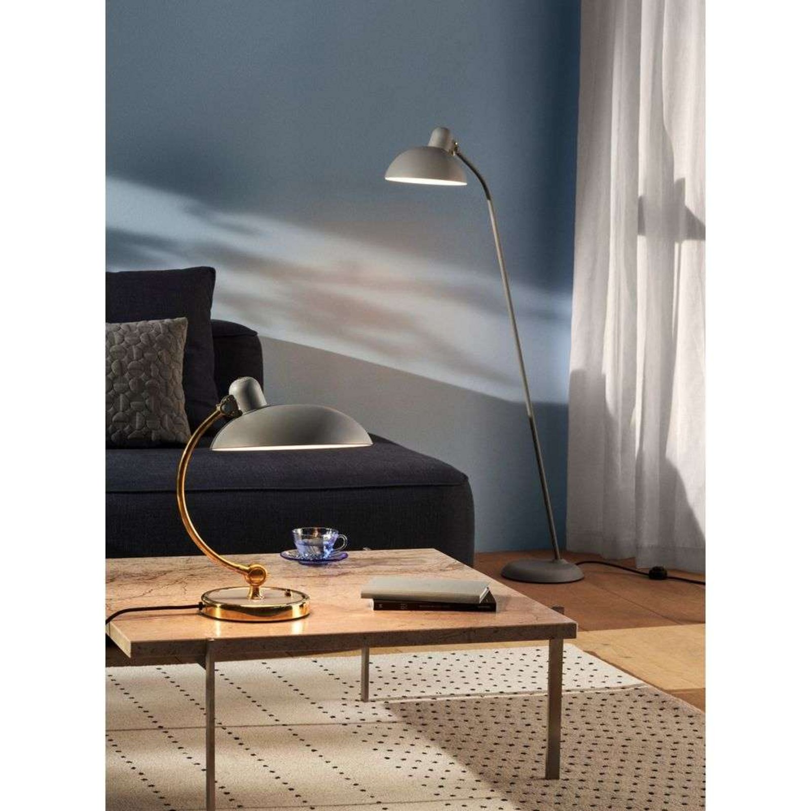 KAISER idell™ 6556-F Floor Lamp Matt Easy Grey - Fritz Hansen