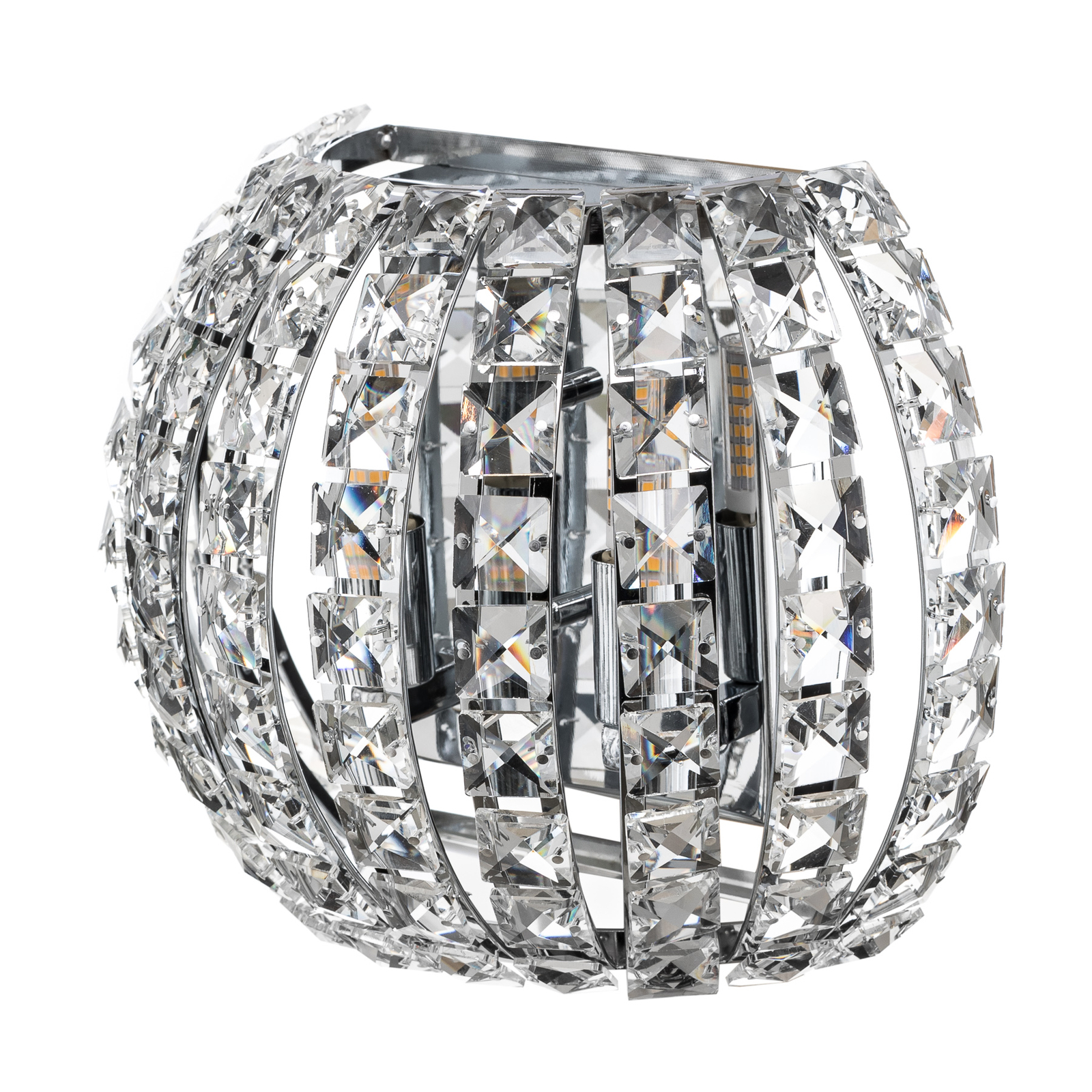 Vegglampe DIAMOND LED med krystaller