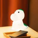 LED bedside table lamp Dinosauro, Dino, white, RGB, dimmable