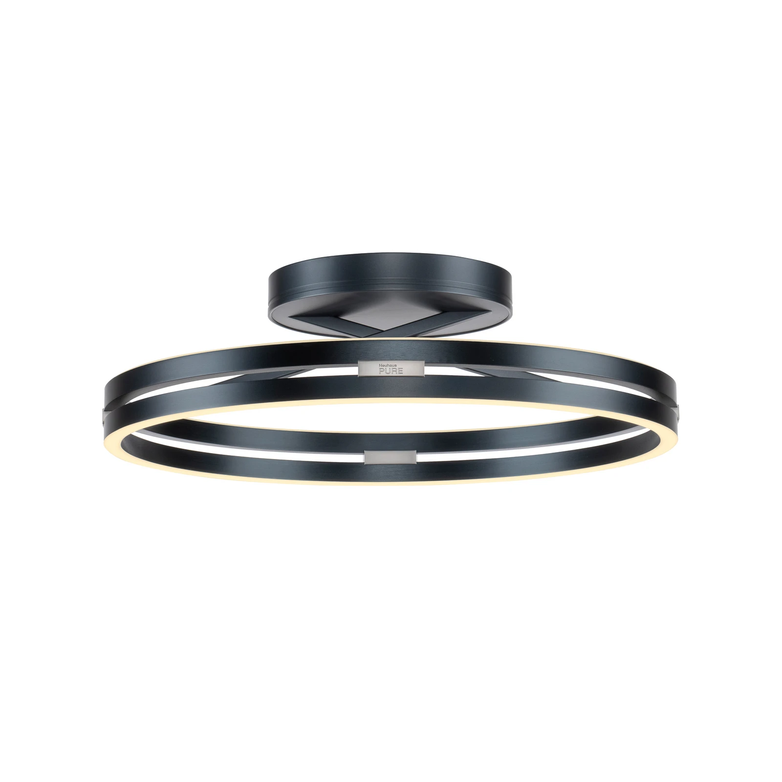 Plafoniera LED PURE Loop, mystic grey, Ø 60 cm, CCT