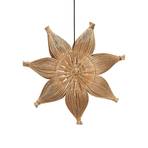 PR Home Agnes estrela decorativa em fibra natural para pendurar Ø78 cm