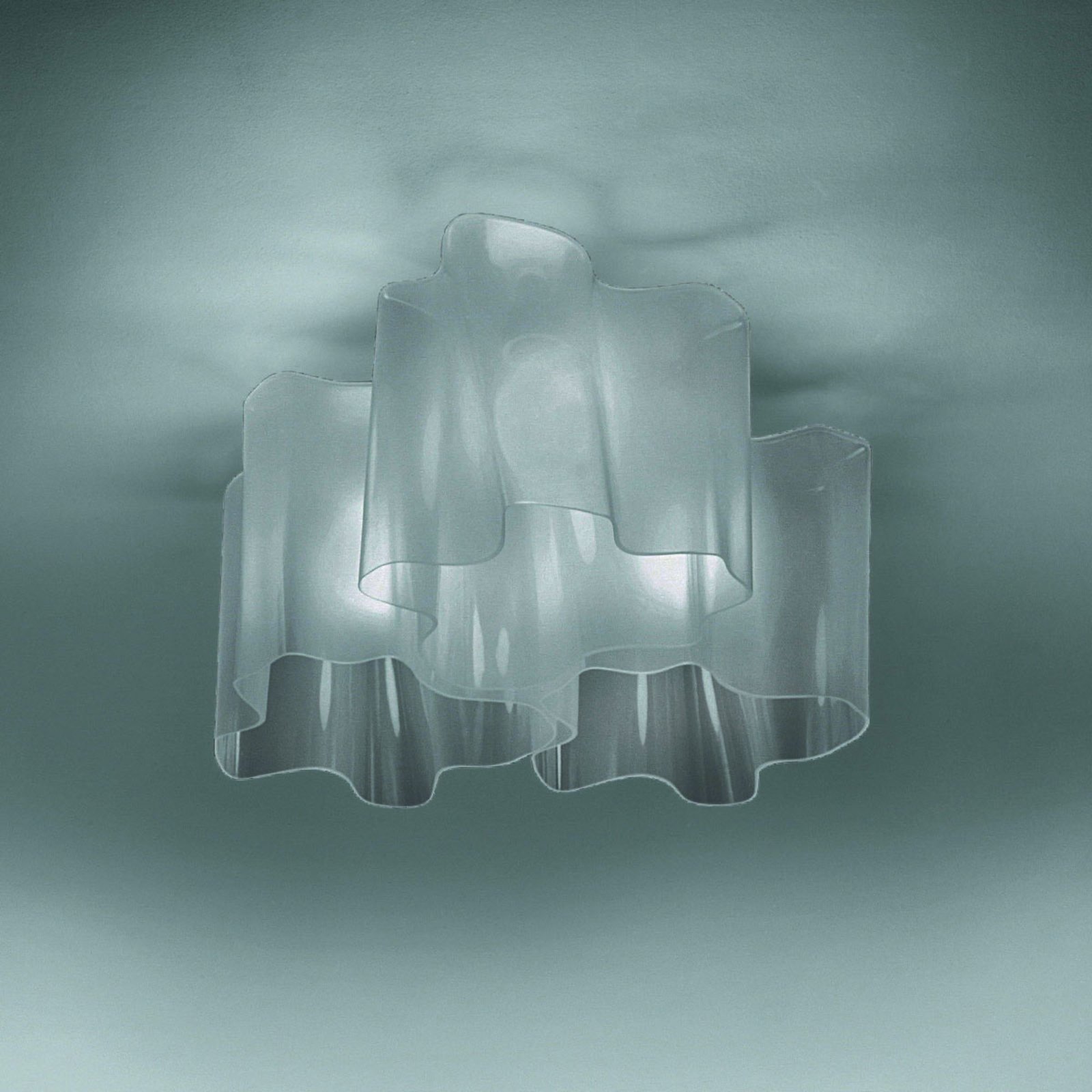 Artemide Logico stropní světlo 120° 66x66cm šedé