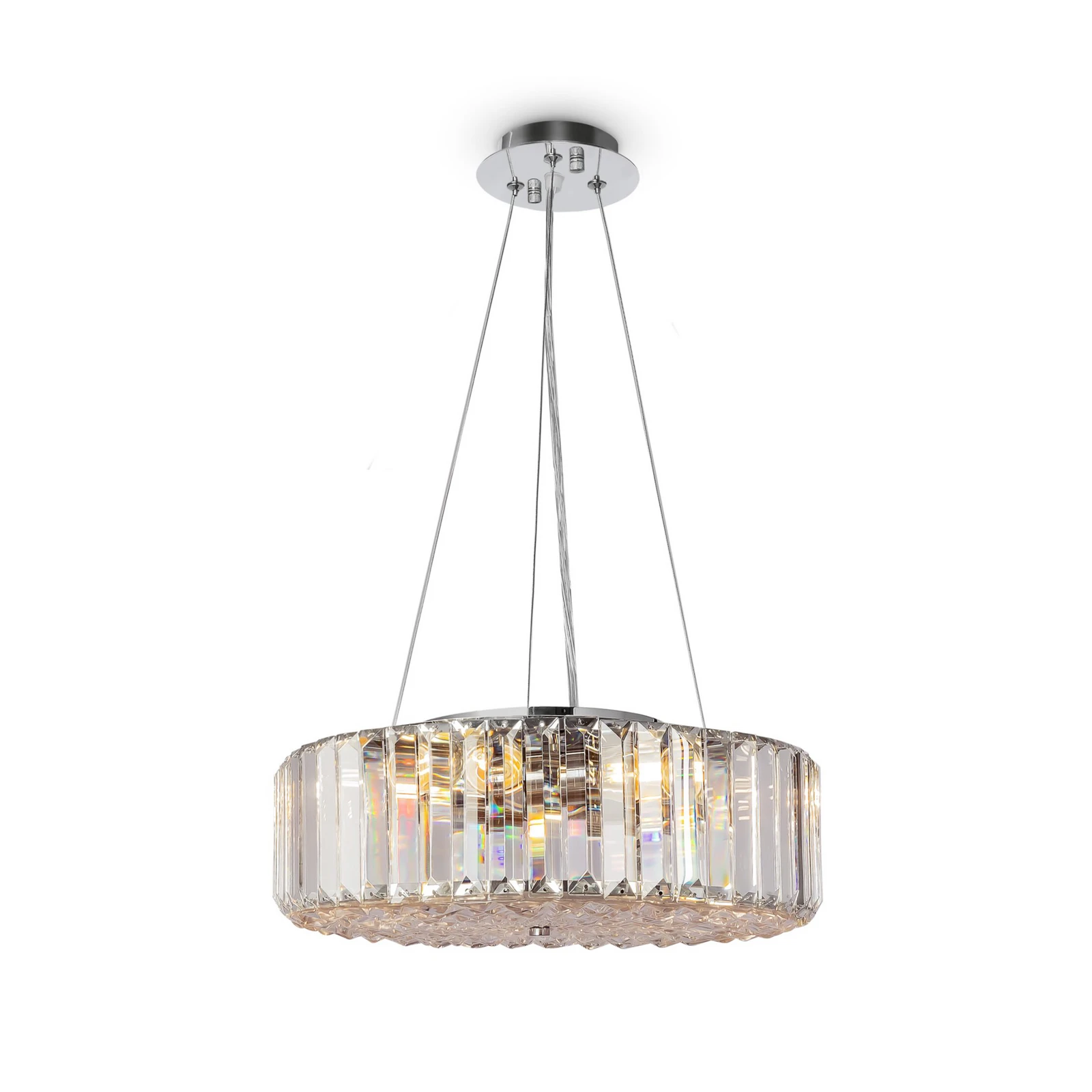 Maytoni Hängeleuchte Recinto, Ø 40 cm, Kristall, 6 x E27
