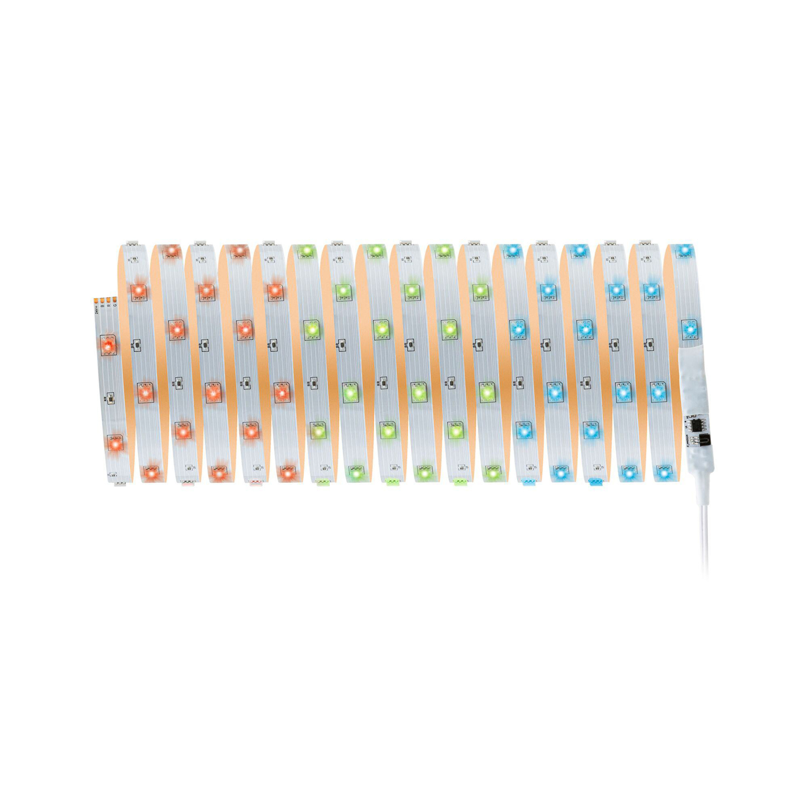 Paulmann LED-stripsæt TIP, hvid, plast, RGB, 1000 cm