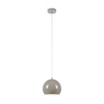 Lampada a sospensione Pop, Ø 20 cm, greige, metallo
