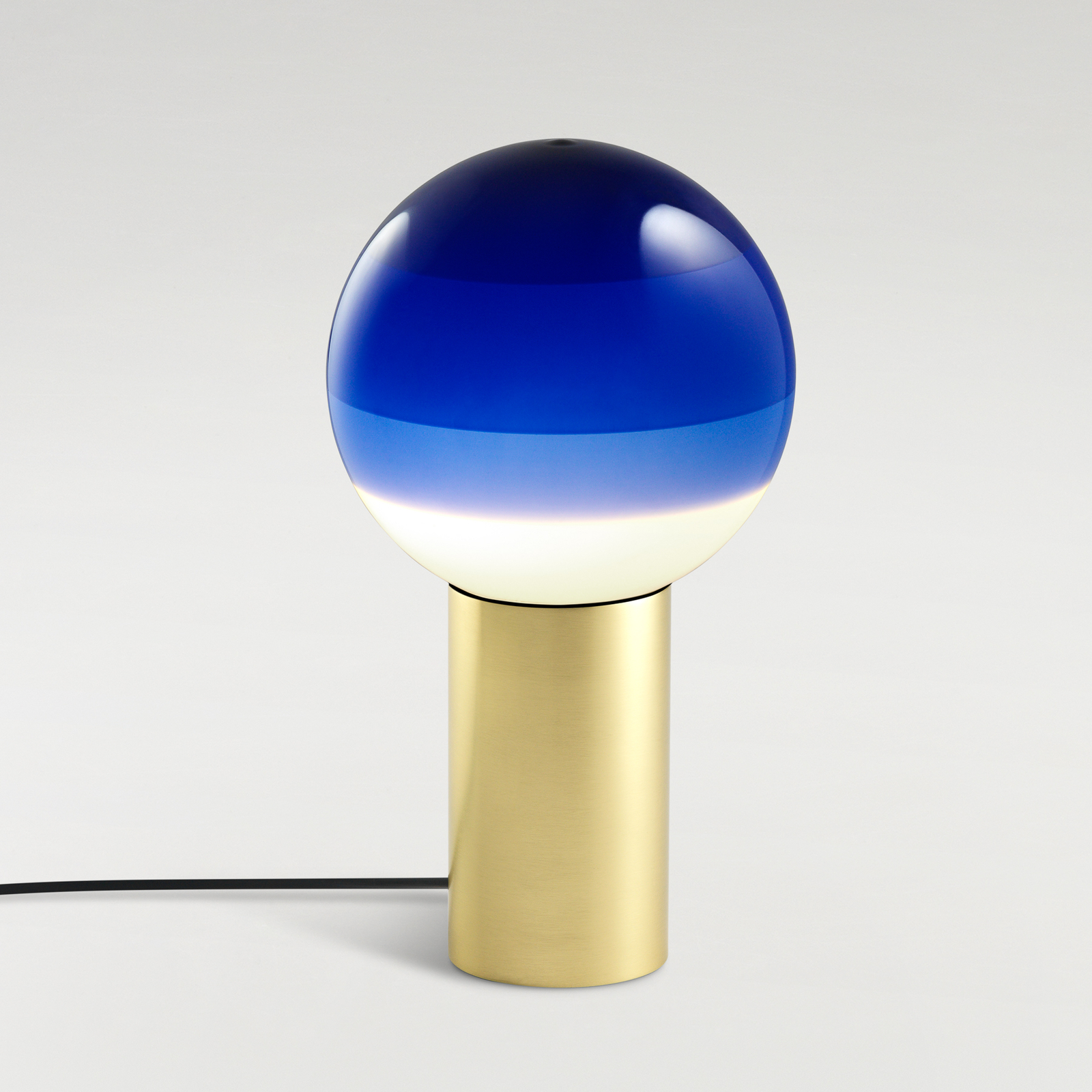 MARSET Dipping Light M lampe table bleu/laiton