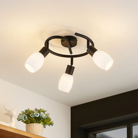 Lindby Ilmana LED-taklampa, 3 lampor, spiral