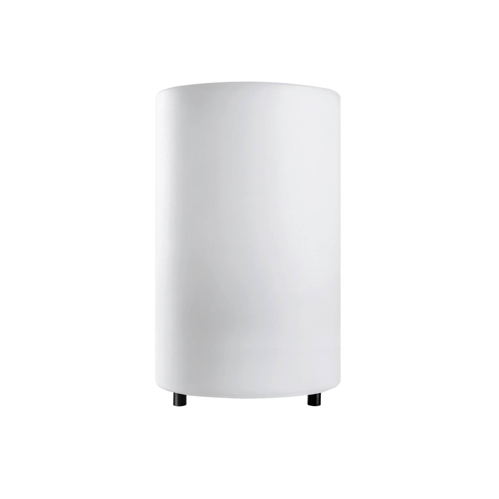 Luminaire de terrasse Mundan blanc hauteur 40 cm