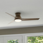 LED ceiling fan Eris, IP44