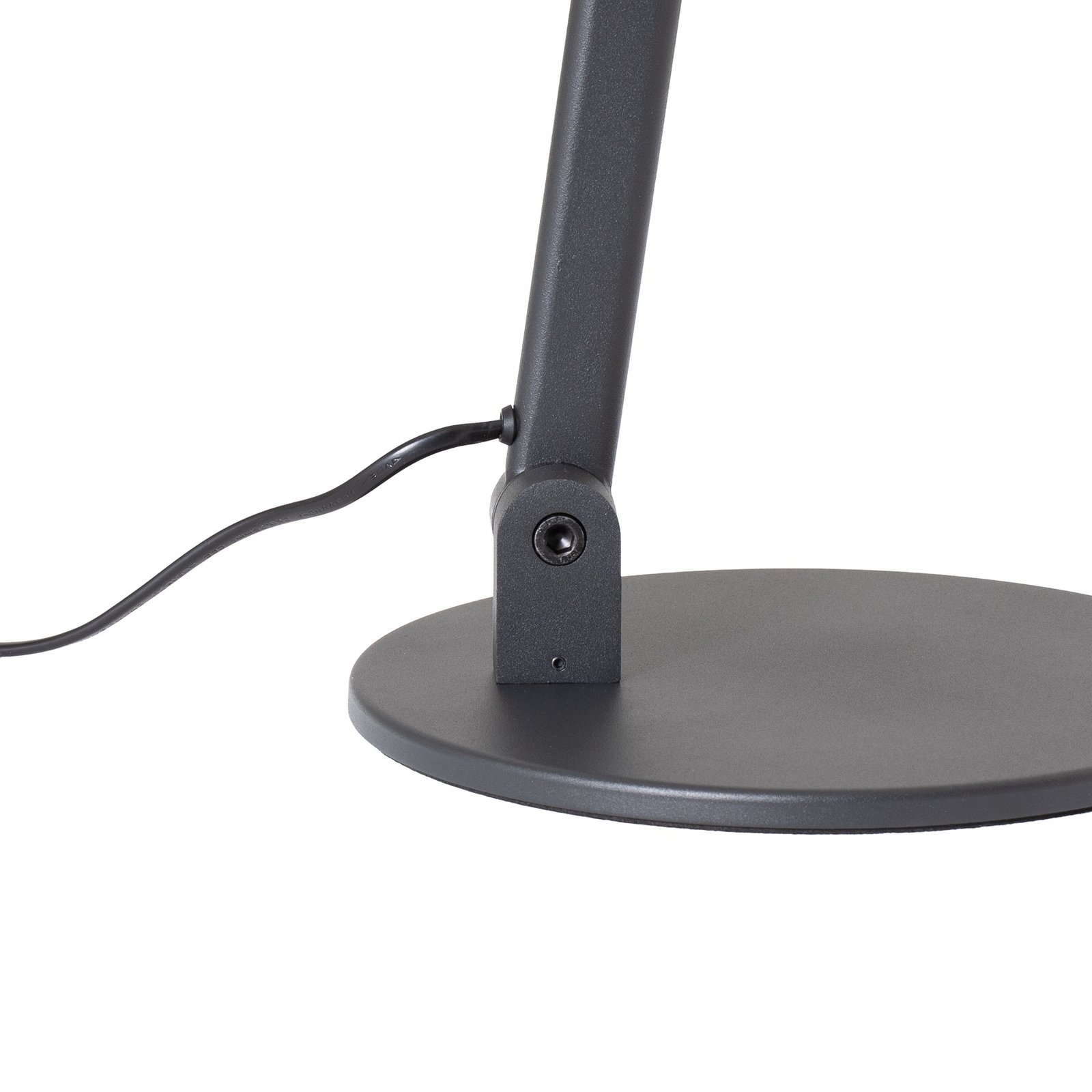 Lucande bordlampe Silka, 93 cm, svart, justerbar, E27