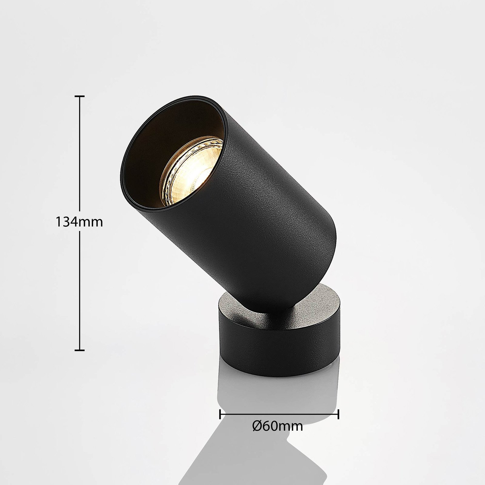 Brinja 1 Stropní Lampa Round Black - Arcchio
