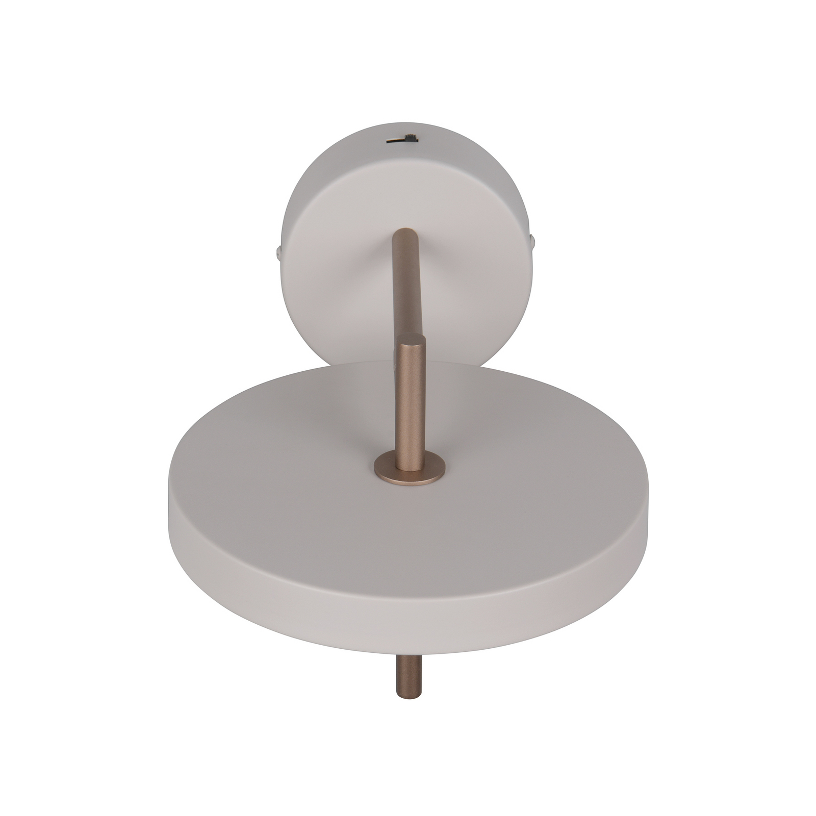 LED stenska svetilka Keaton, svetlo siva, Ø 20 cm, kovina, CCT LED stenska svetilka Keaton, svetlo siva, Ø 20 cm, kovina, CCT