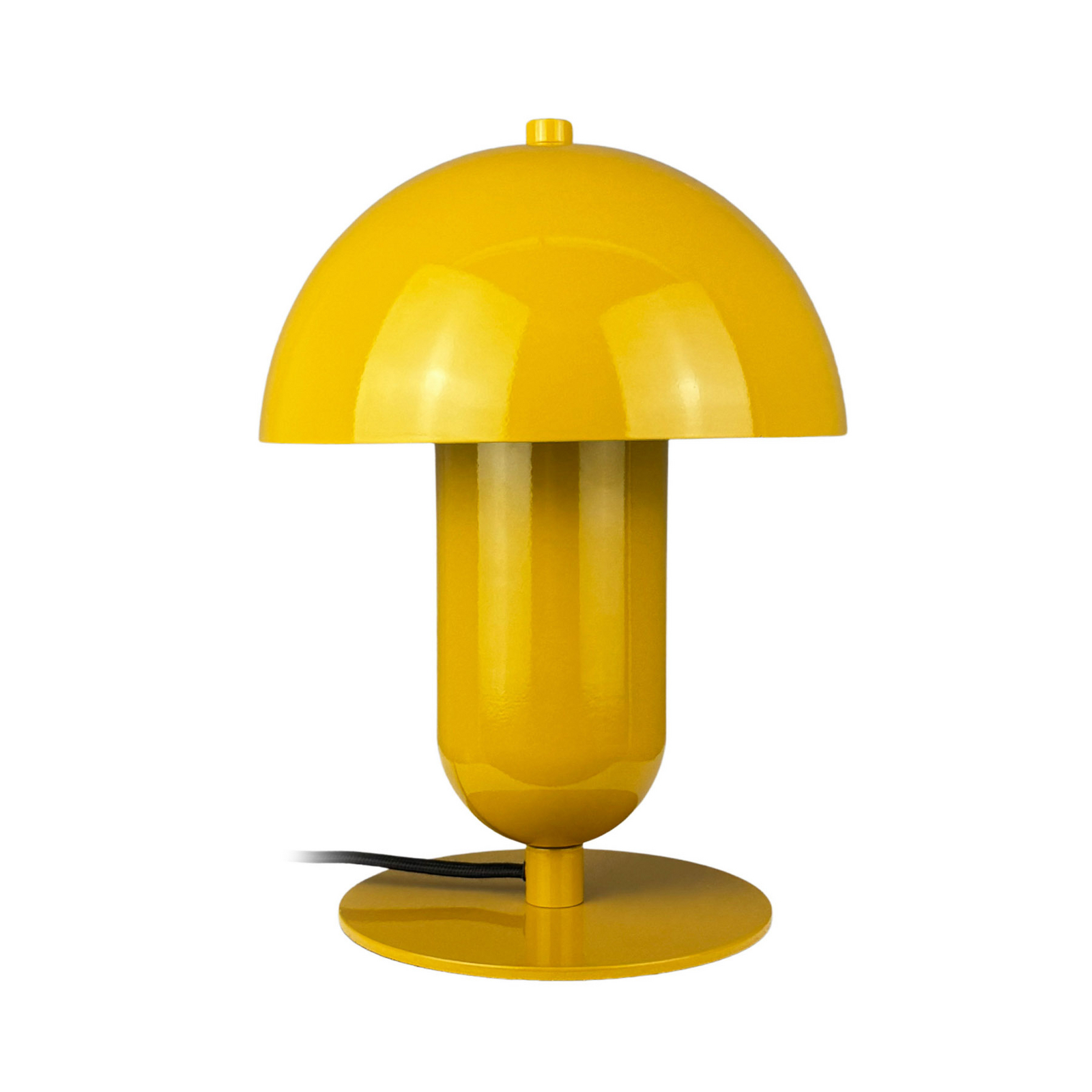 Stolní lampa Movie, kari žlutá, kov, E27 – Dyberg Larsen Stolní lampa Movie, kari žlutá, kov, E27 – Dyberg Larsen