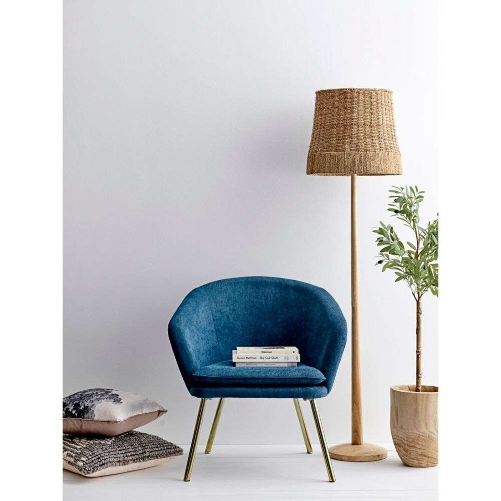 Kakasi Floor Lamp Nature/Rattan - Bloomingville