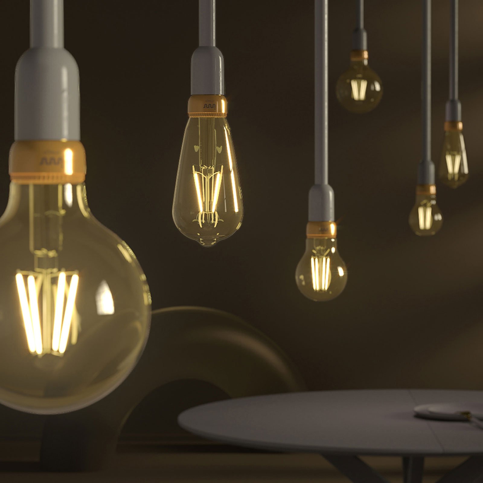 Innr LED-Lampe E27 Filament Edison 2.200K 4,2W 2er