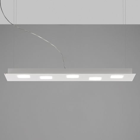 Fabbian Quarter - LED-Hängeleuchte 5flg.