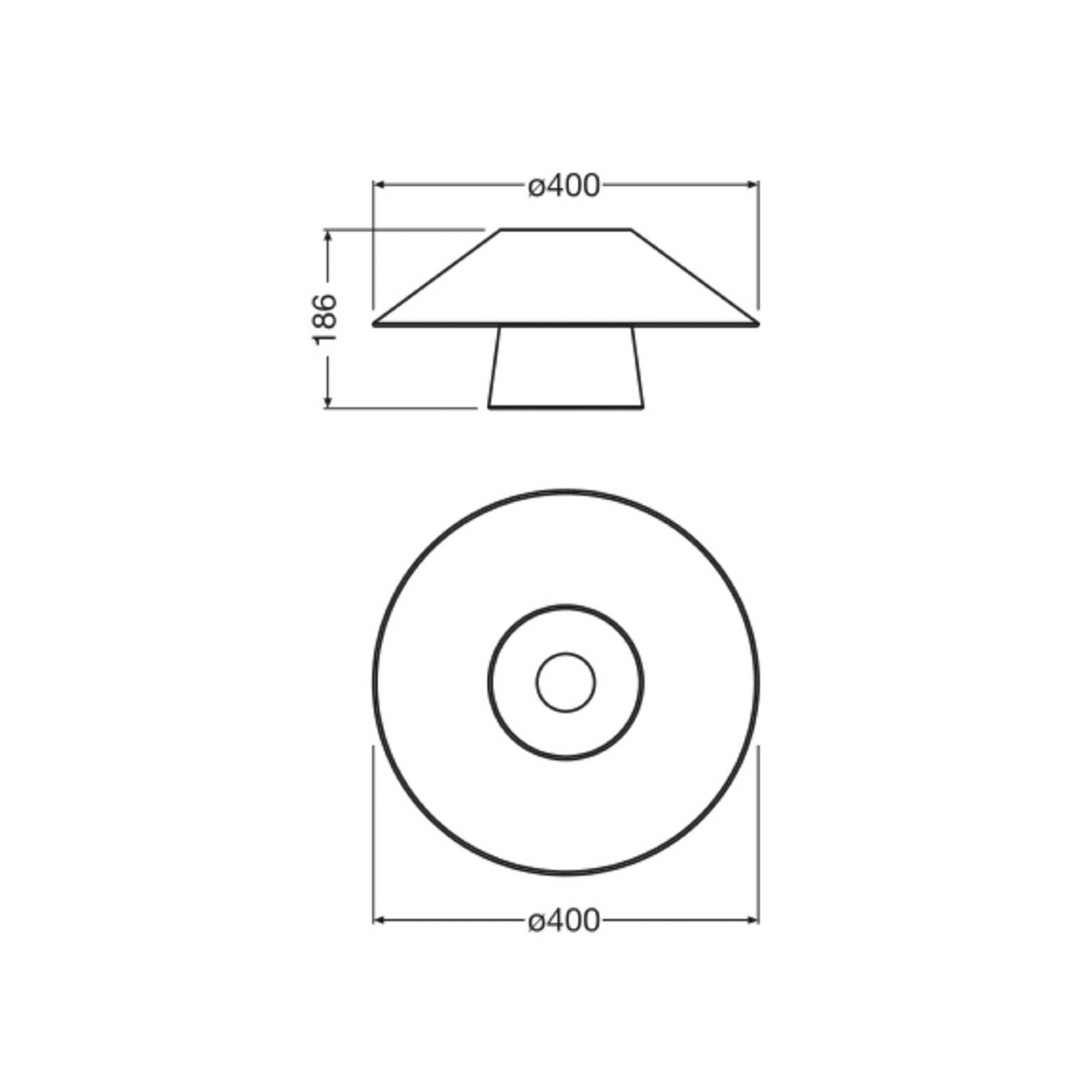 OSRAM Deckenlampe Decor Bamboo Paper Hut Ø 40 cm, Bambus E27 günstig online kaufen