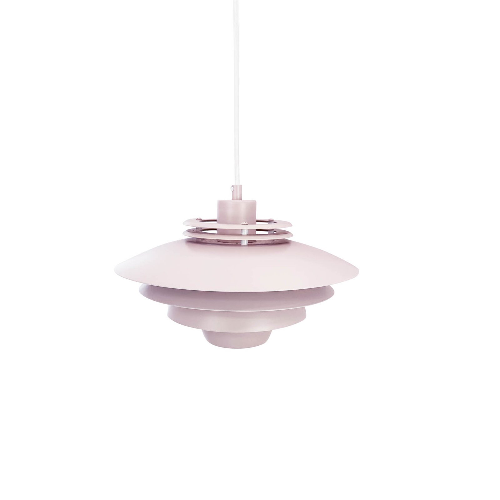 Dyberg Larsen hanglamp Ejka mini, roze, Ø 30 cm, metaal