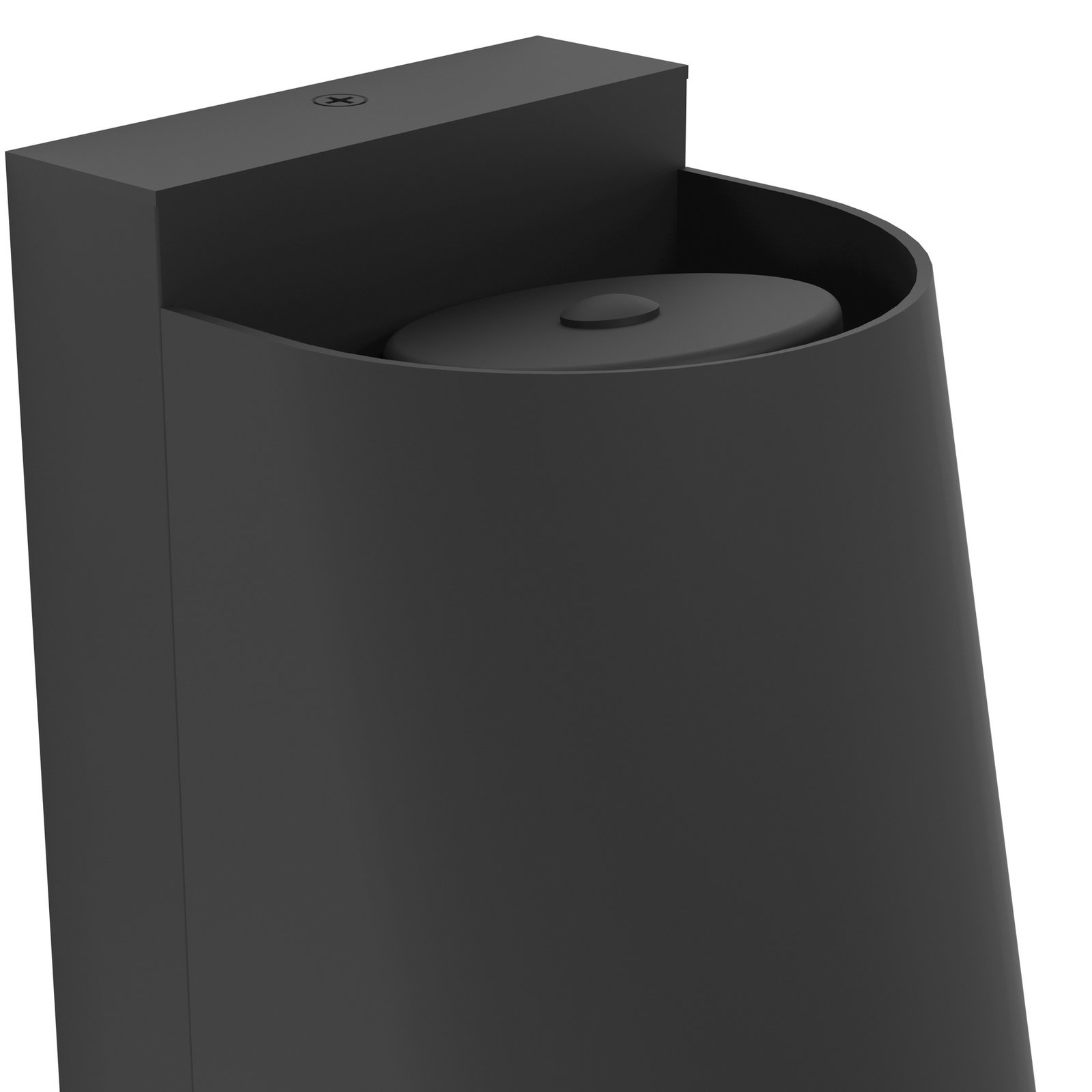 Stagnone LED outdoor wall light in black