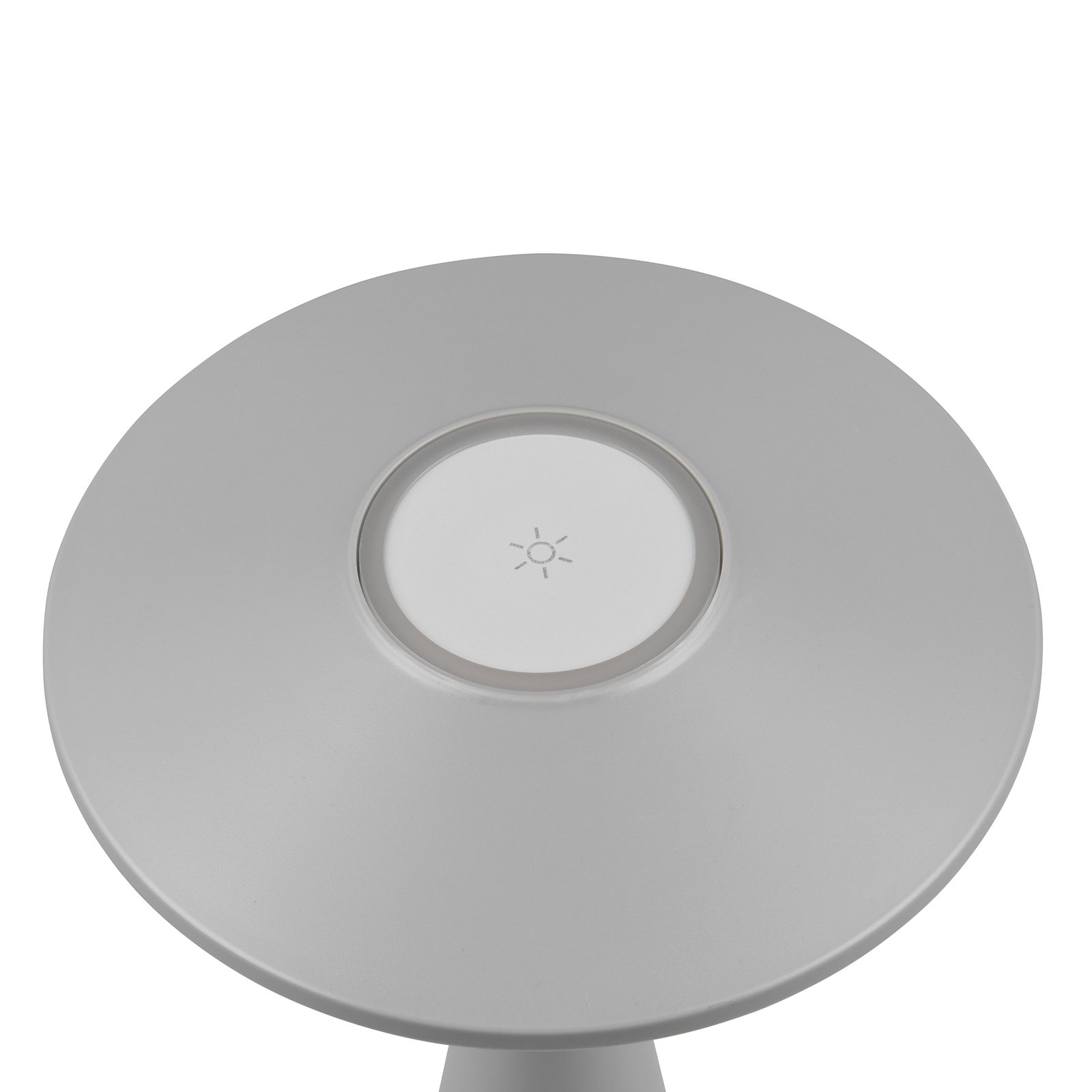 LED-Akku-Tischleuchte Torrez, grau, Höhe 28,5 cm, CCT