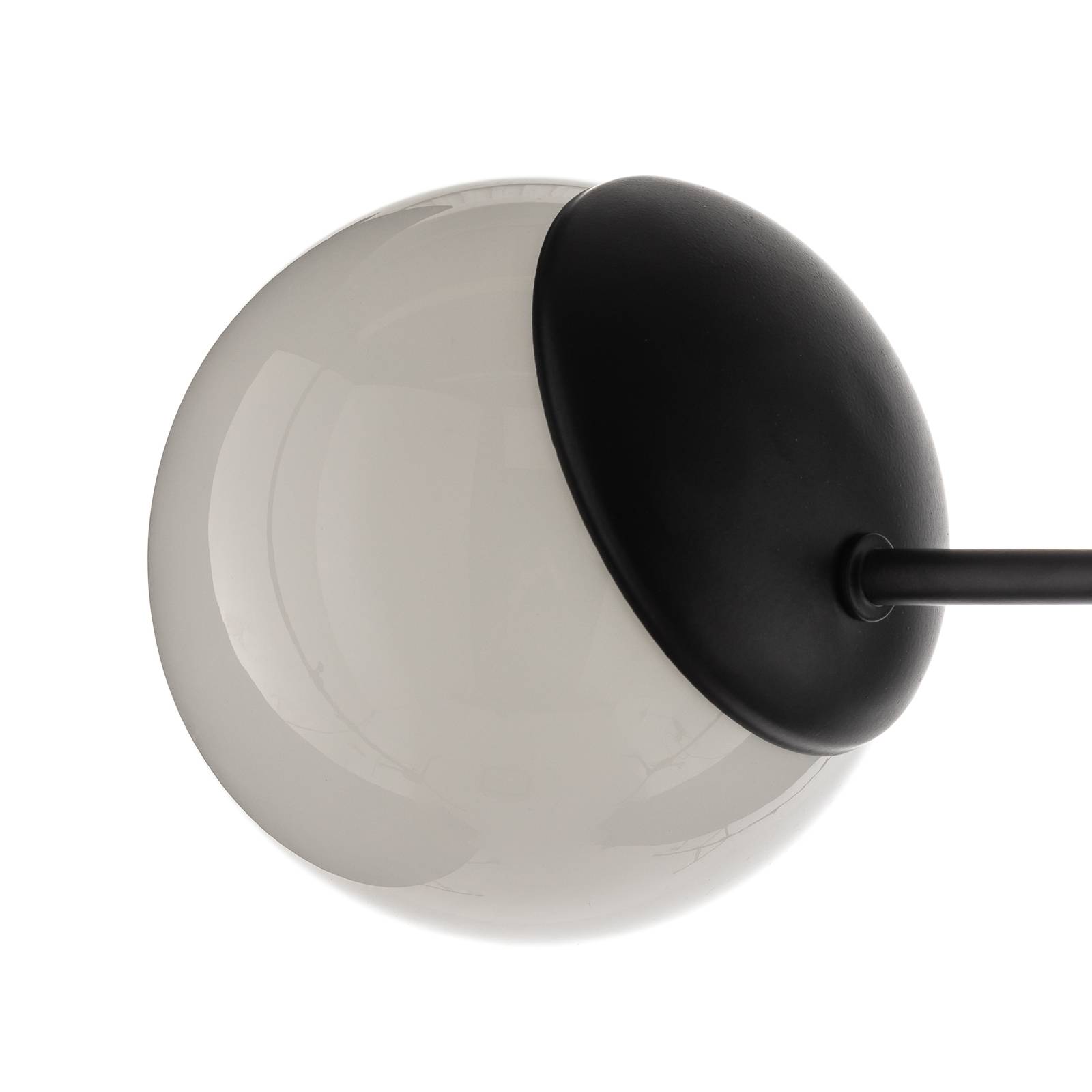 Lampa sufitowa Sfera 3-punktowa, szkło/czarny