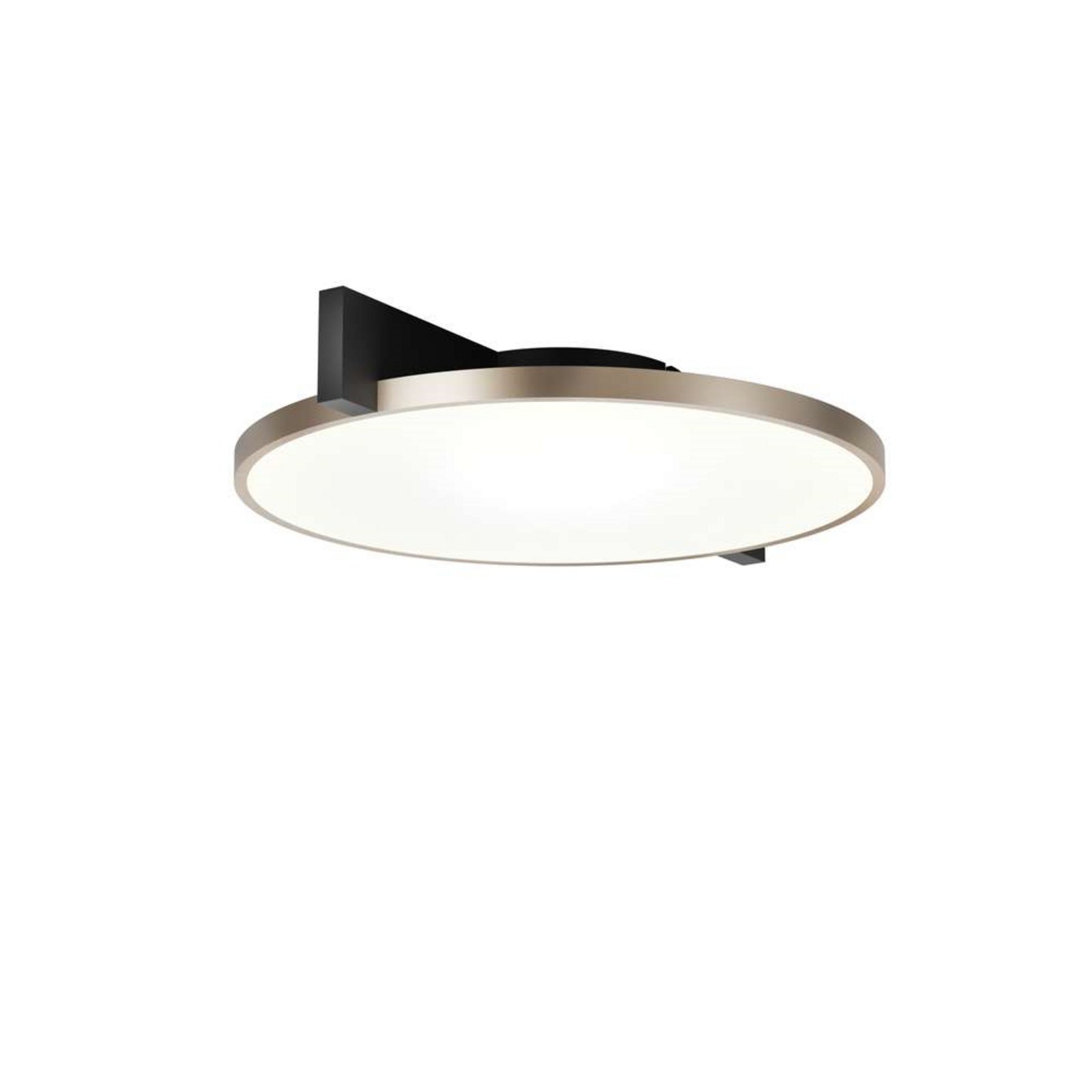 Inlay Round C2 Ceiling Lamp Matt Black/Silver Gold - Light-Point