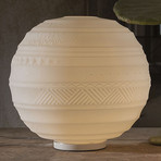 Karman Braille - Glas-Tischleuchte, mundgeblasen