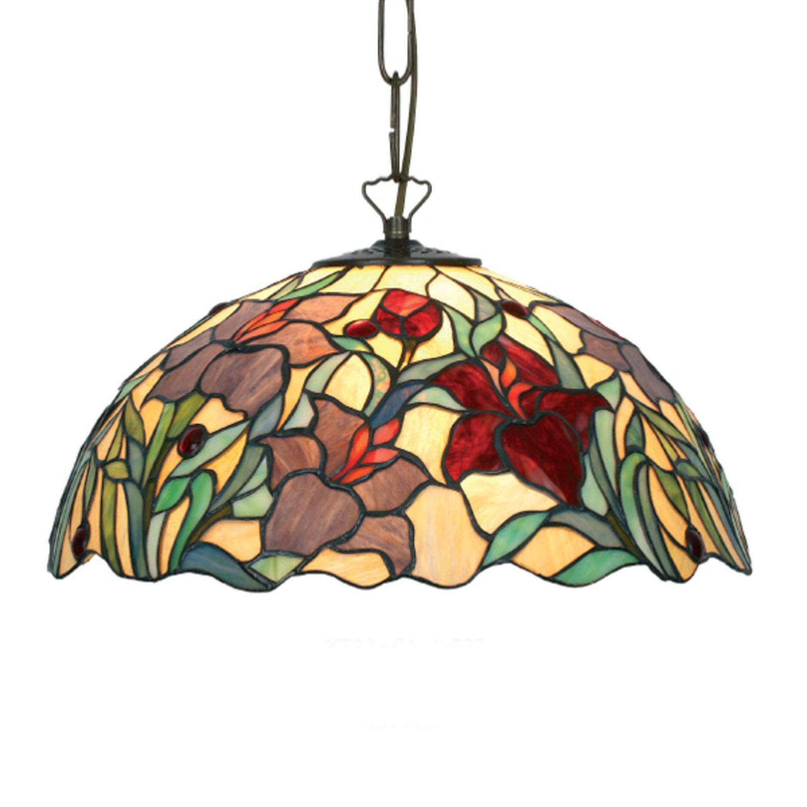 Piękna lampa wisząca Athina w stylu Tiffany