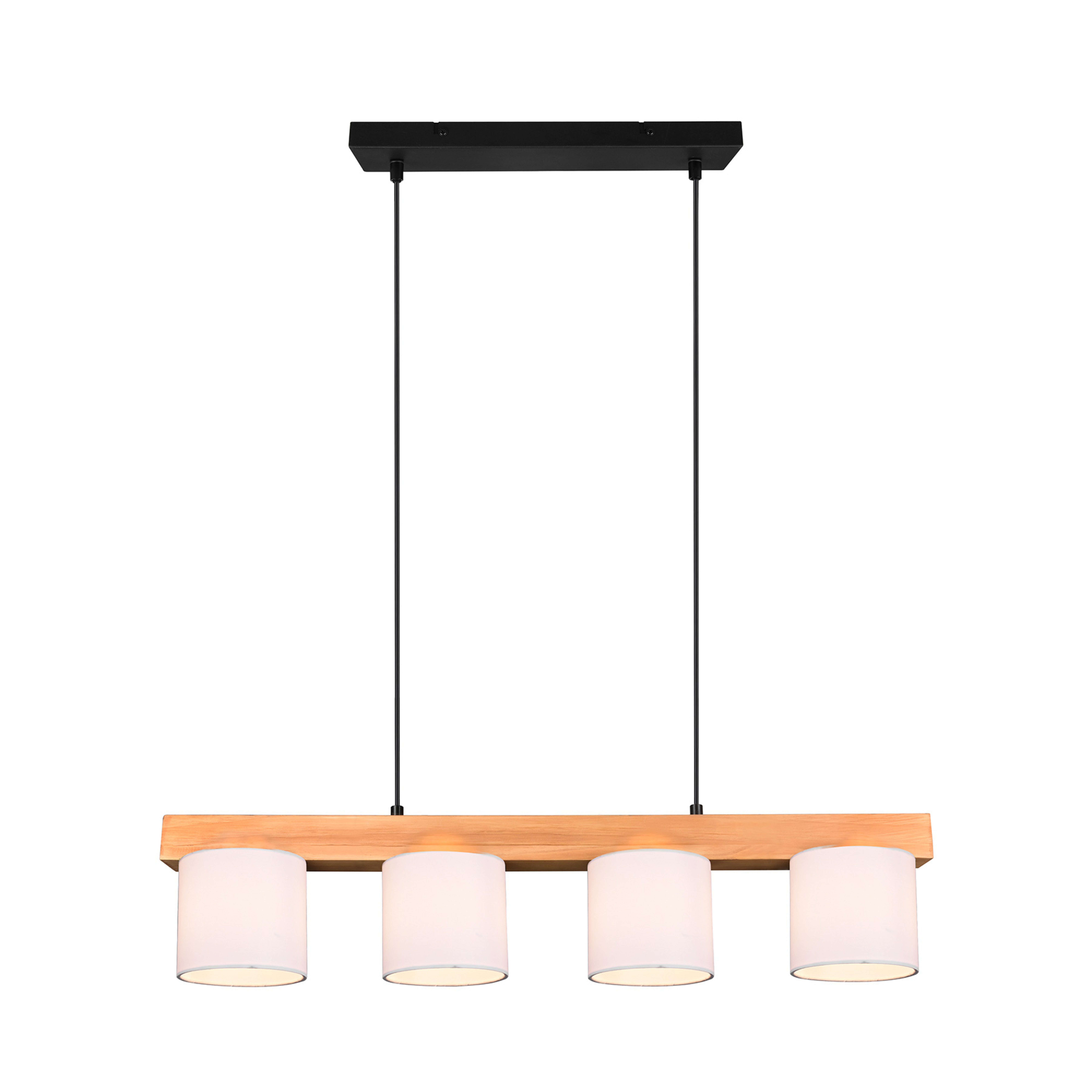 Cameron piekaramais gaismeklis, četru gaismu, balts