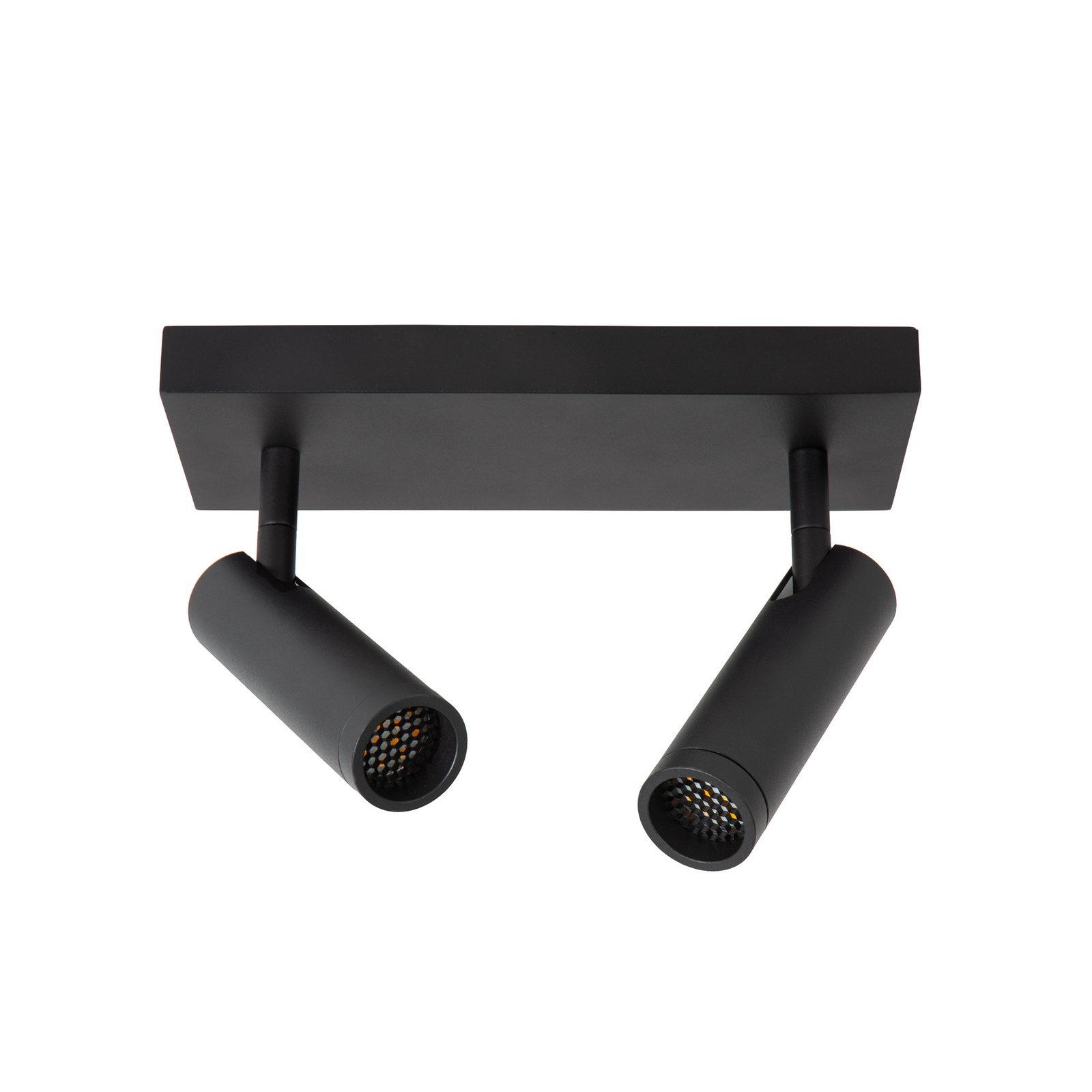 Downlight Grado, lengde 25 cm, svart, metall, 2 lyskilder