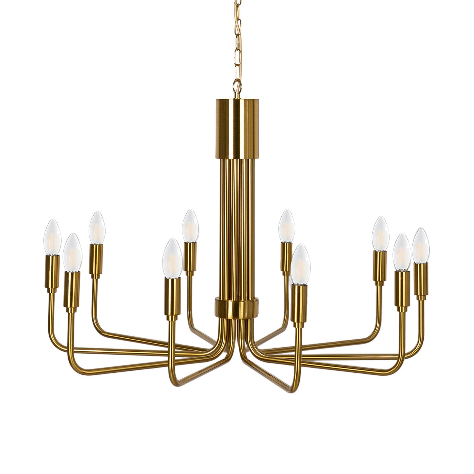 Elanova 10 Lustre Brass - Lindby