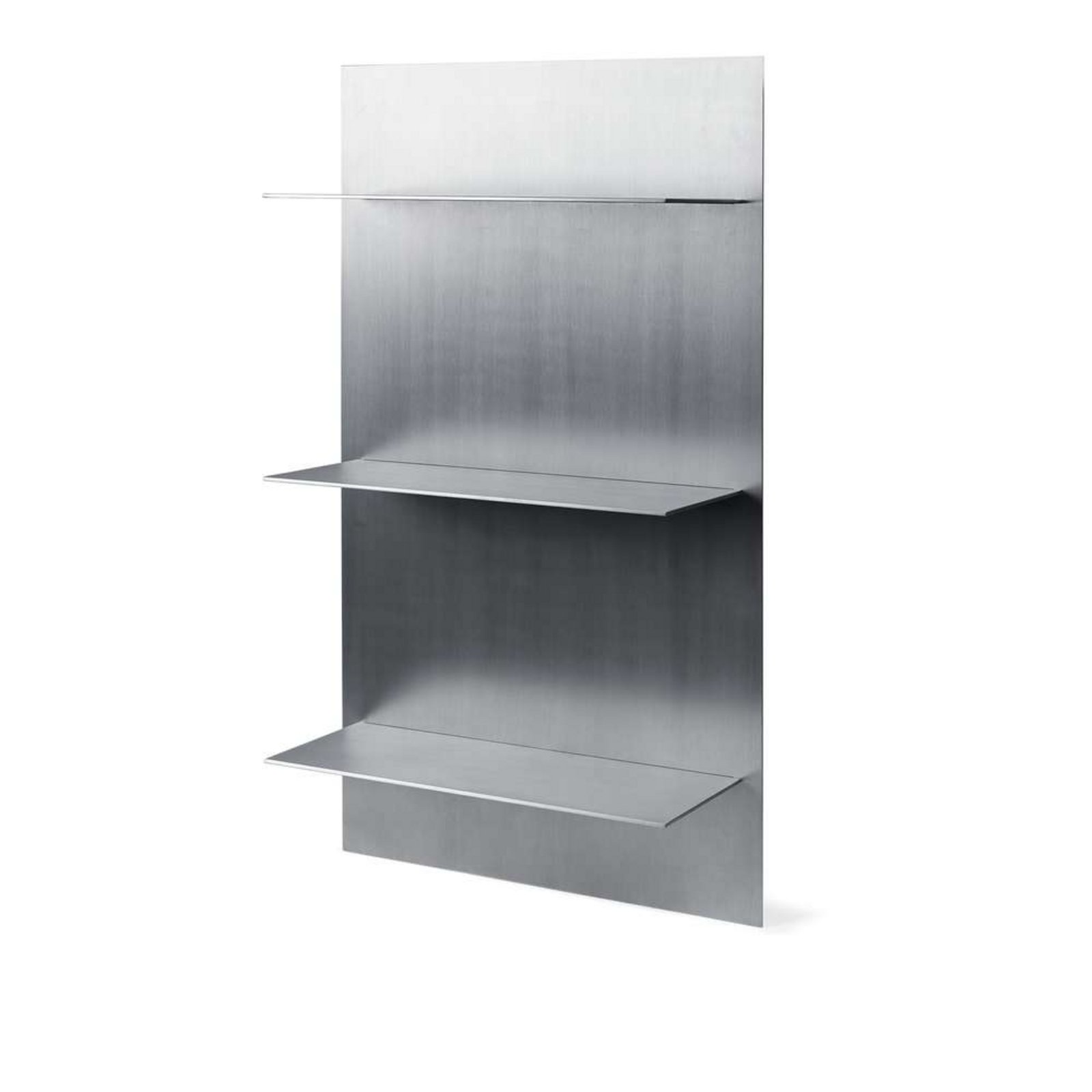 Lager Wall Shelf Triple Aluminium - ferm LIVING