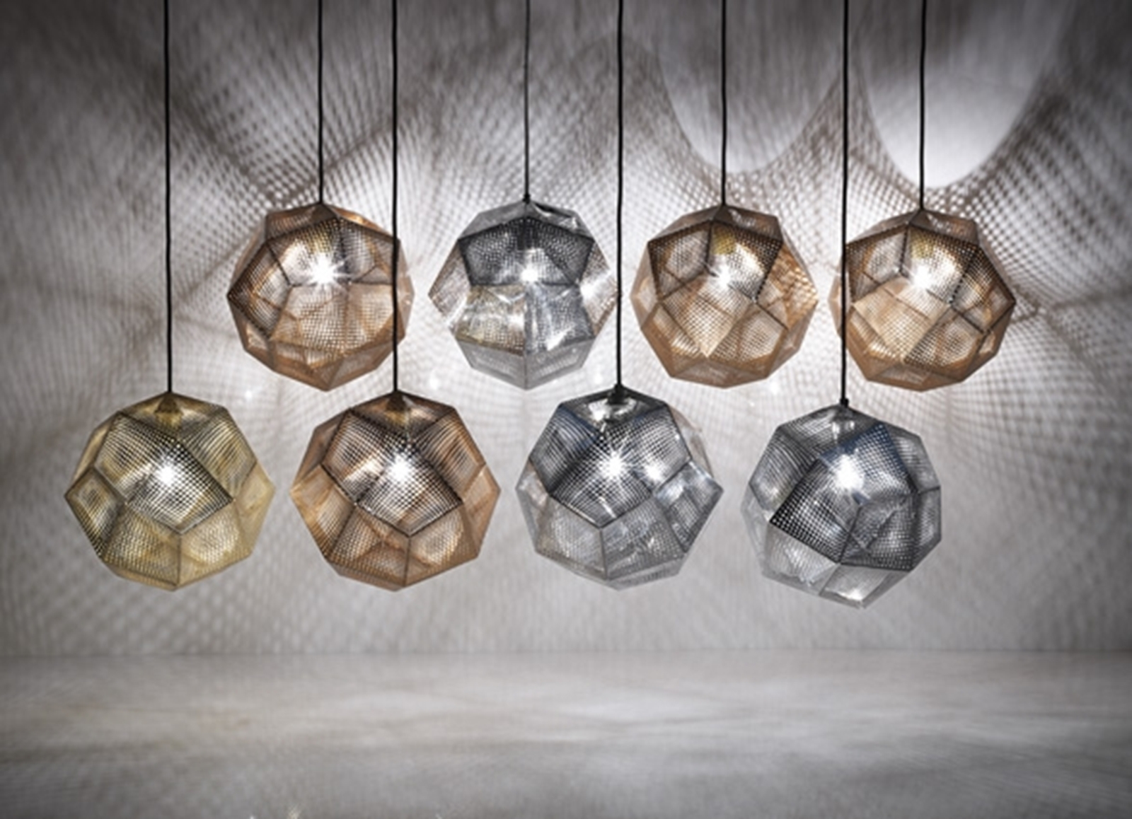 Etch Brass Pendant - Tom Dixon