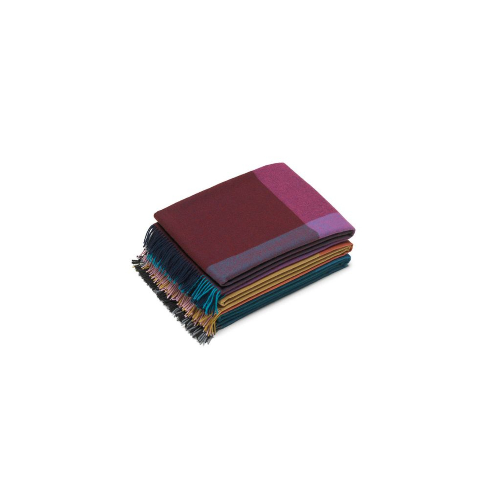 Colour Block Blankets Blue/Bordeaux - Vitra