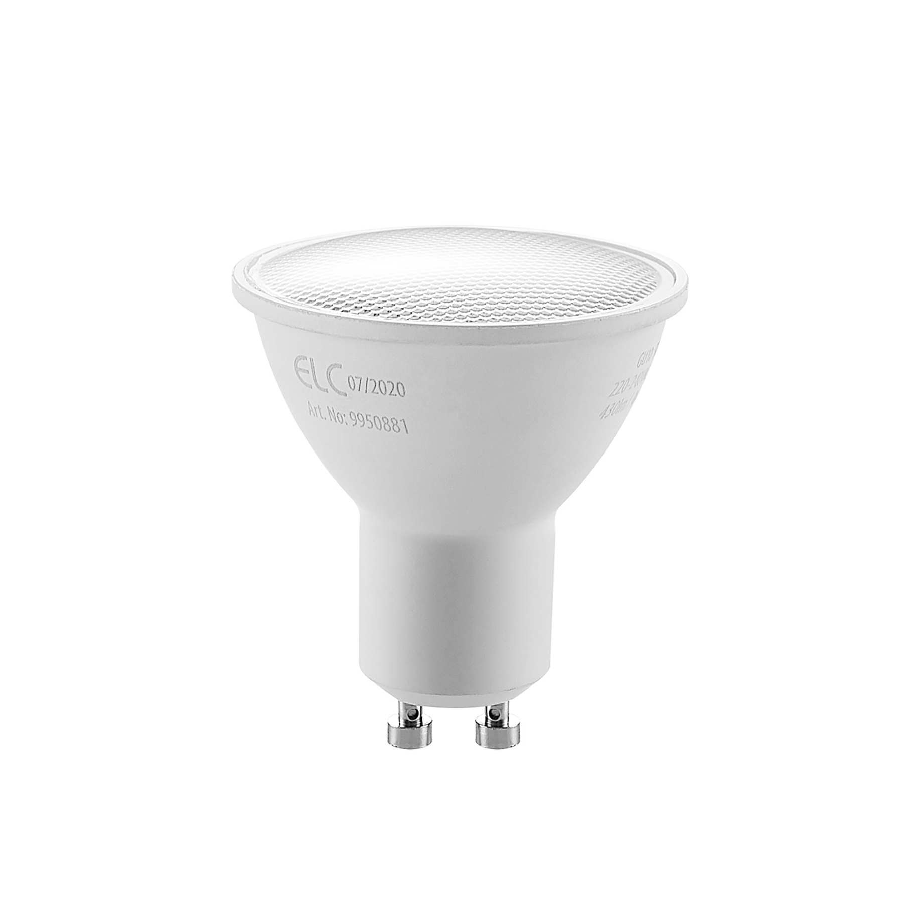 ELC reflector LED bulb GU10 5W 10-pack 4,000K 120°